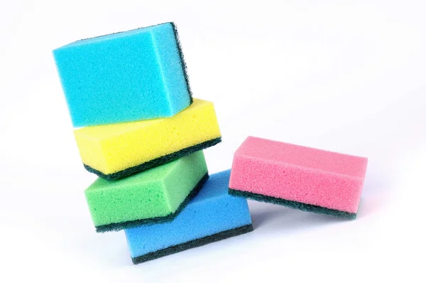 Esponjas de baño de colores — Foto de Stock
