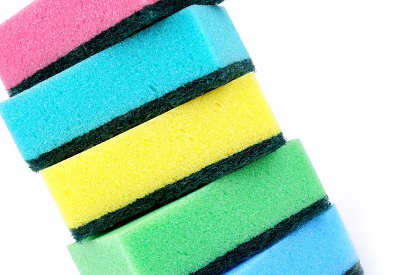 Éponges de bain colorées — Photo