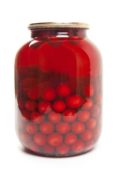 Preserved cherries — Stock Photo, Image