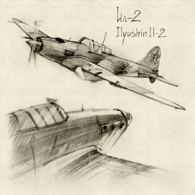 The Ilyushin Il-2 clipart