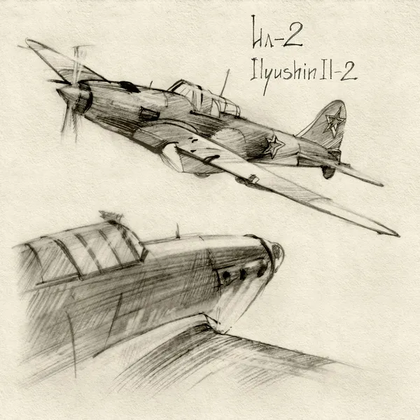 Der iljuschin il-2 — Stockfoto