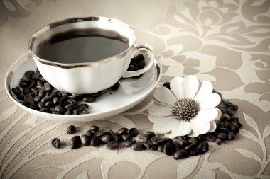Bir fincan kahve.