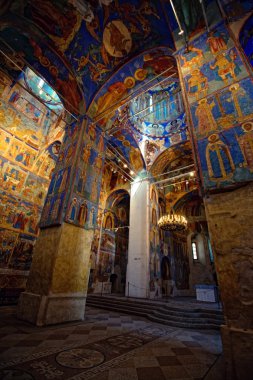 Suzdal Cathedral, interior clipart