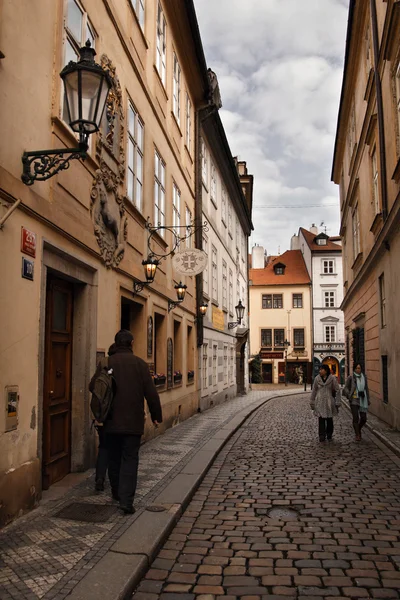 Вулиця в Празі — стокове фото