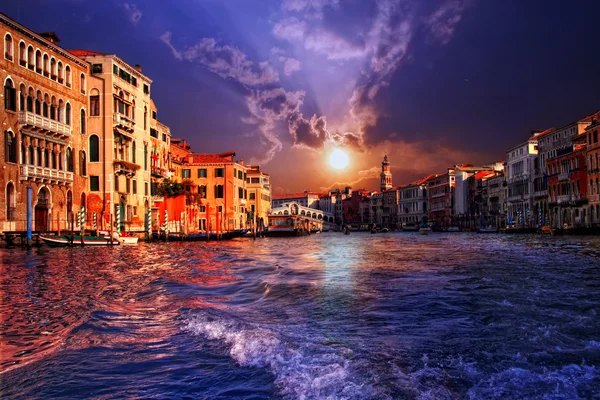 Венецианский Большой канал Стоковая Картинка