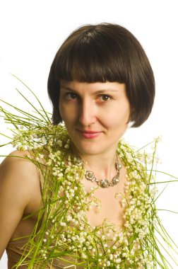 Beautyful kadın portresi