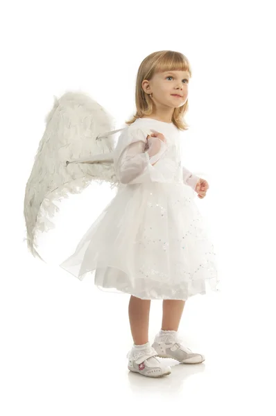 Girl with wings — Stock Photo, Image