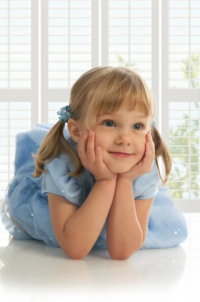 Šťastné malé děvče — Stock fotografie