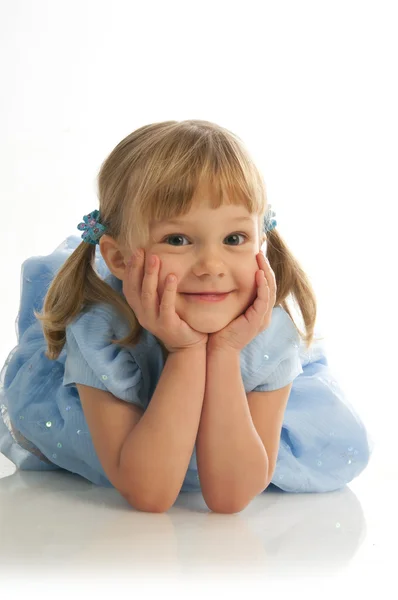 幸せな小さな女の子 — ストック写真