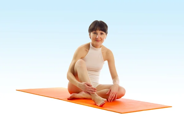 Series of yoga asana photos — Stock Photo, Image