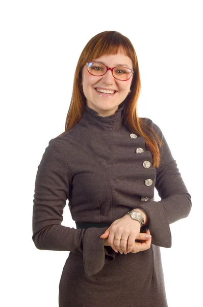 Porträtt av unga företag lady — Stockfoto