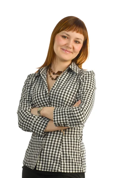 Portrait of young business lady — Stock Photo, Image