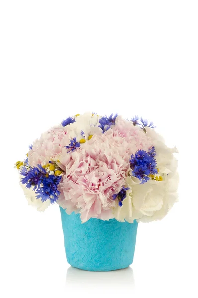 Sweet william flower bouquet on white — Stock Photo, Image