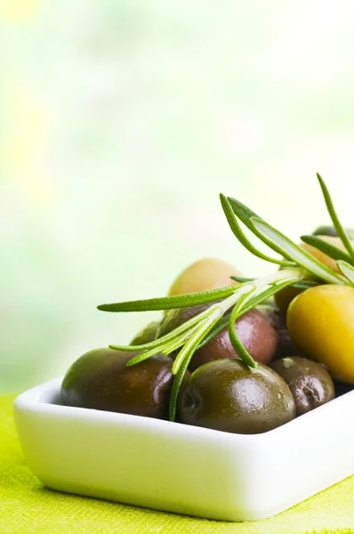 Tasting olive — Free Stock Photo