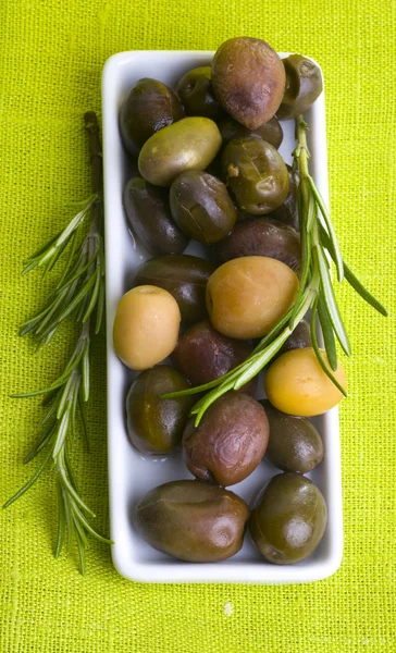 Ochutnávka oliv — Stock fotografie