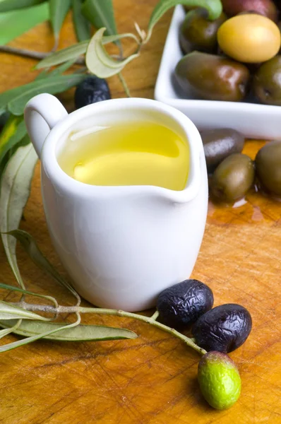 Provsmakning olivolja — Stockfoto