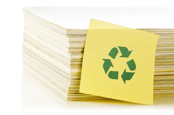 Concepto de reciclaje de papel —  Fotos de Stock