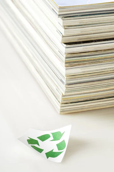 Concetto di riciclaggio della carta — Foto Stock