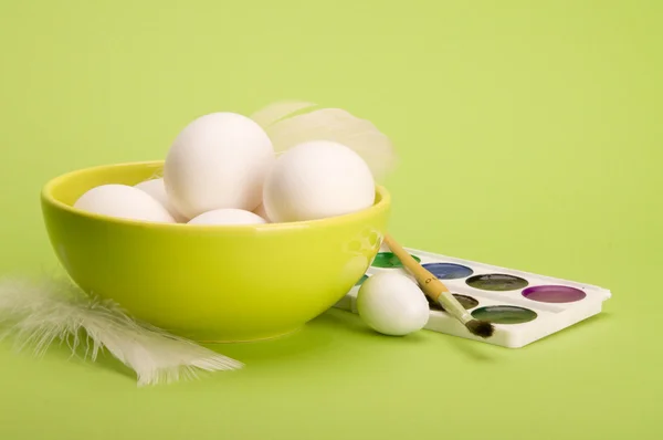 Huevos de Pascua naturaleza muerta —  Fotos de Stock