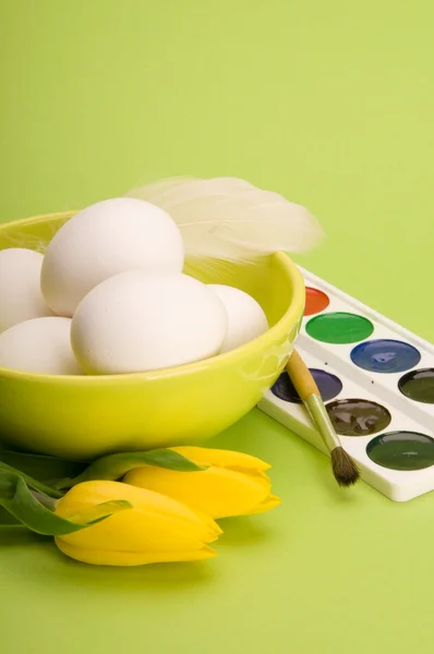 Πασχαλινά αυγά νεκρή φύση — Φωτογραφία Αρχείου