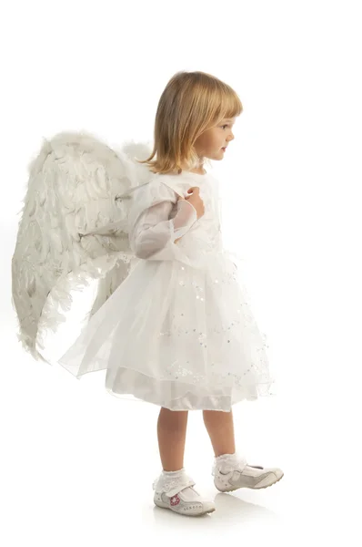 Девушка с крыльями Лицензионные Стоковые Фото