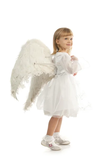 翼を持つ少女 ロイヤリティフリーのストック画像