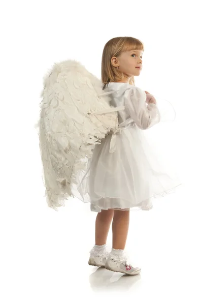 Girl with wings Stock Photo