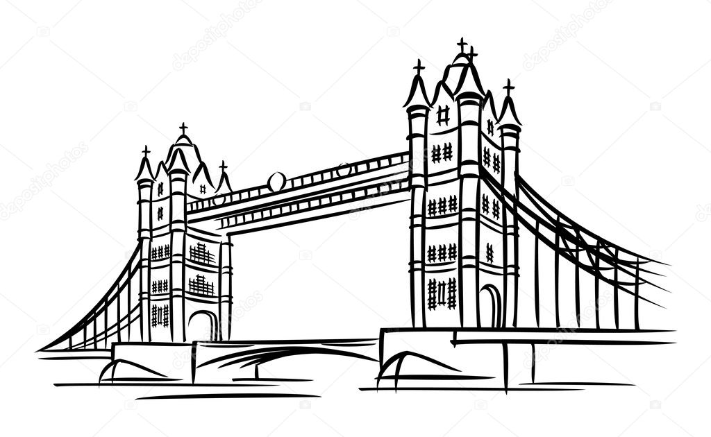 Tower Bridge London Vector