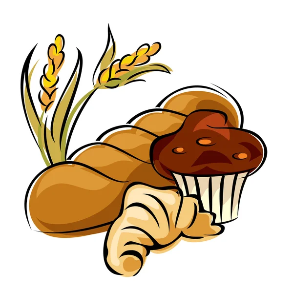 Pâtisserie — Image vectorielle