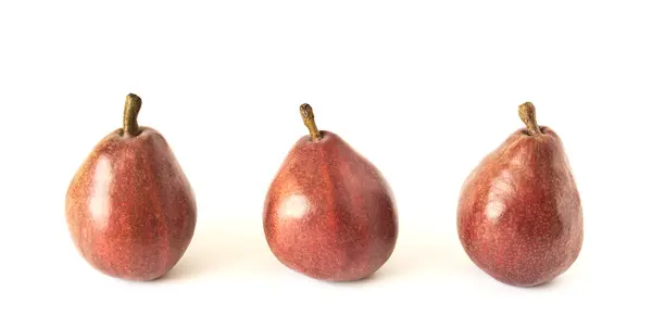 stock image Three red pears