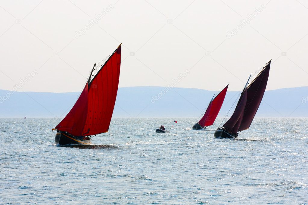 Galway hookers at Ocean race