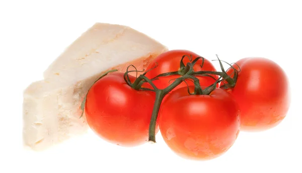 Tomaten und Käse Parmesan — Stockfoto