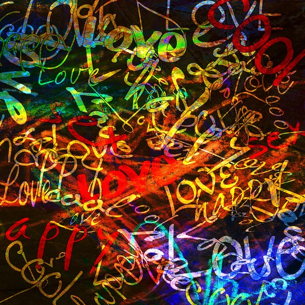 andika kangen: Picture Abstract Colorful Graffiti Backgroundwall