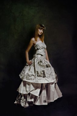 Paper Dress clipart