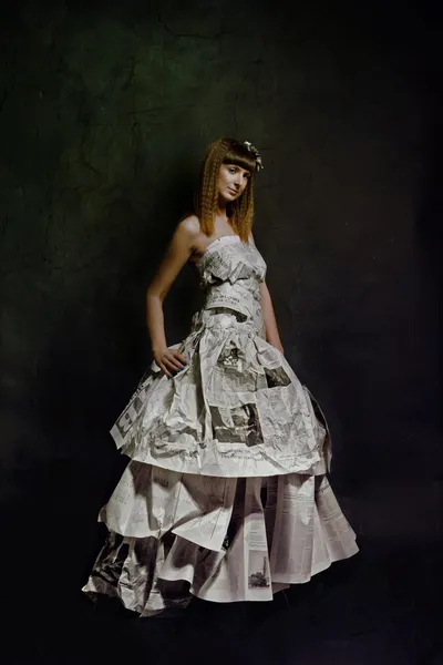 Paper dress Stock Photos, Royalty Free Paper dress Images | Depositphotos