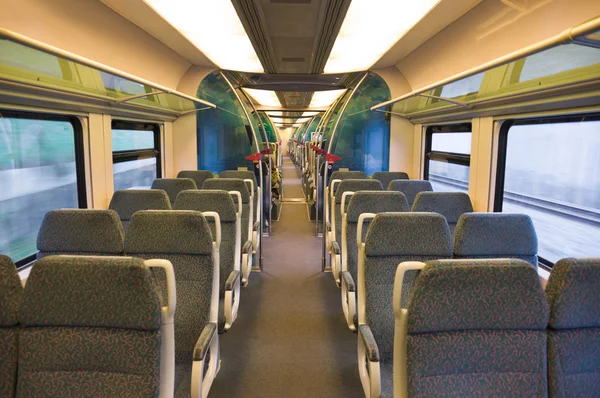 Interior do comboio — Fotografia de Stock