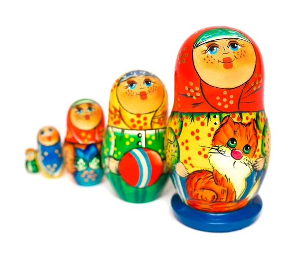 Matrioska de juguete ruso —  Fotos de Stock