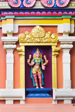 Hindu temple at Kuala Lumpur Malaysia clipart