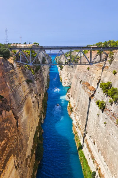 stock image Corinth channel in Greece