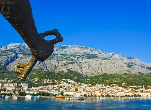 Estatua de San Pedro en Makarska, Croacia — Foto de Stock