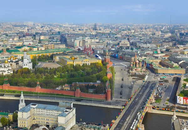 Felvonulás a győzelem napja a Kreml (Moszkva) — Stock Fotó