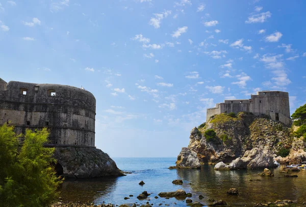 Pevnost ve městě Dubrovníku v Chorvatsku — Stock fotografie