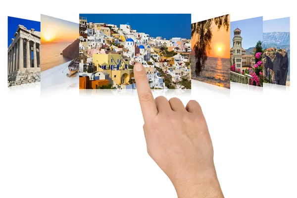 Kayan Yunanistan seyahat görüntüler verir — Stockfoto
