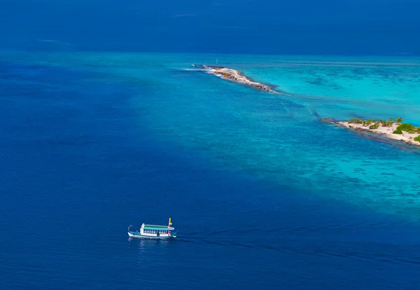 Tropik ada Maldivler — Stok fotoğraf