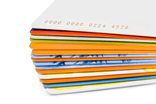 Plastic cards — Stock Photo, Image