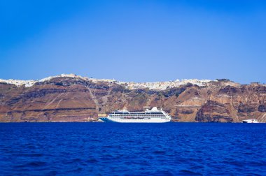 Santorini görünümü (Yunanistan)