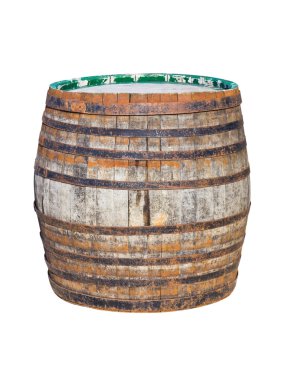 Old wooden barrel clipart