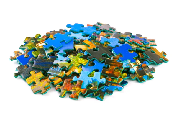 Pedaços de puzzle — Fotografia de Stock