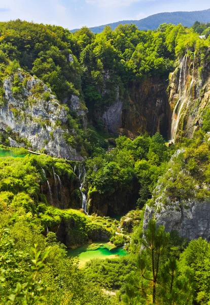 Plitvická jezera v Chorvatsku — Stock fotografie