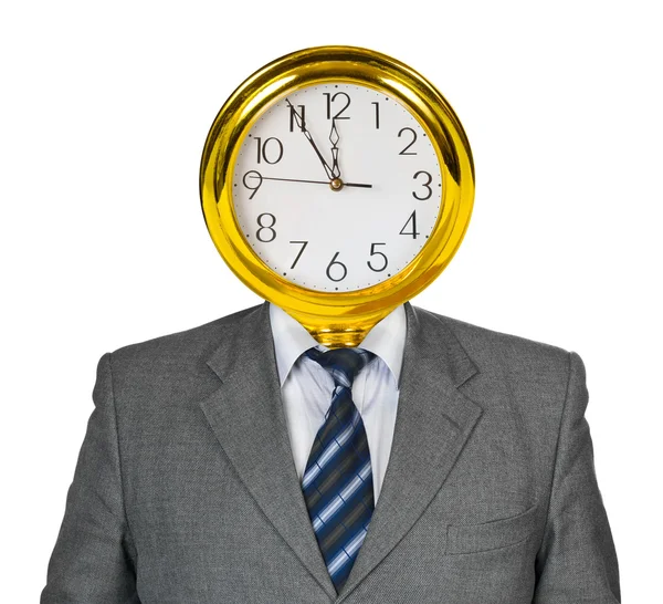 Clock for head — Stock Photo, Image
